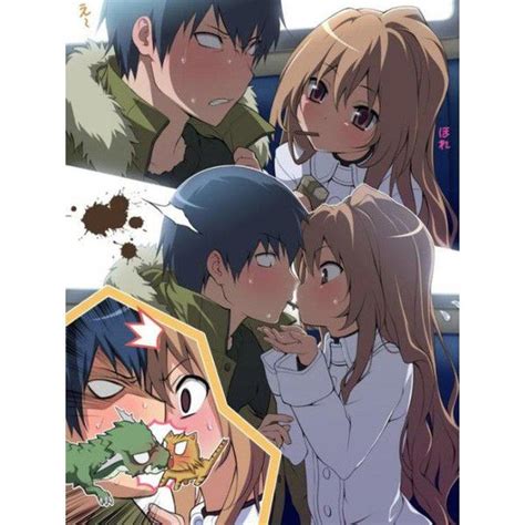 Taiga X Ryuuji On Tumblr Liked On Polyvore Toradora Anime Awesome Anime