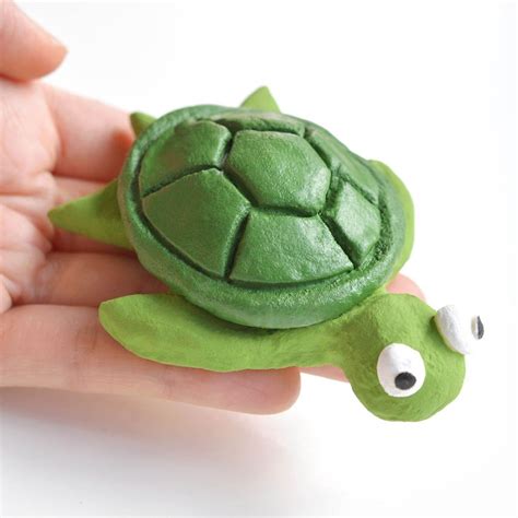 How To Make A Clay Turtle Easy Turtle Clay Sculpture