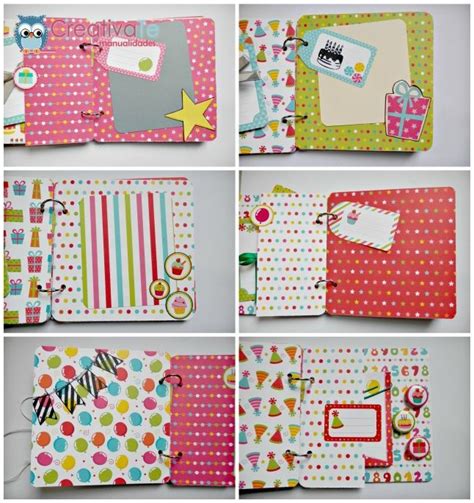 Tutorial Album Scrapbooking Paso 9 Artesanía De Papel Libro De Recuerdos Mini álbumes De