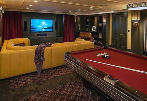 Basement home theater can be a great idea to make a small room for your family time. 60 Basement Man Cave Design Ideas For Men - Manly Home ...
