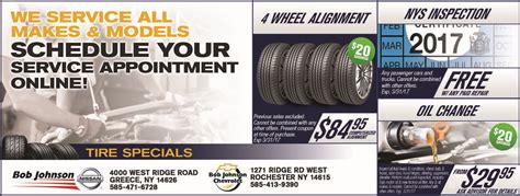Maybe you would like to learn more about one of these? Bob Johnson Chevy auto service in Rochester, NY! Save on ...