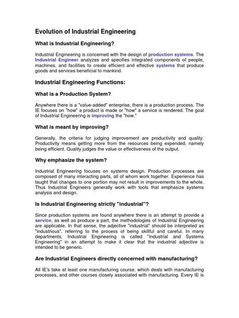 Virat kohli on ishant sharma. 1.1 Evolution of Industrial Engineering and Its Functions | Industrial Engineering | Operations ...