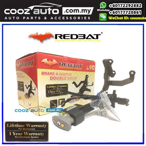 Want to buy redbat pedal brake lock online? Mazda 3 2009-2013 Redbat High Security Anti-Theft Double ...