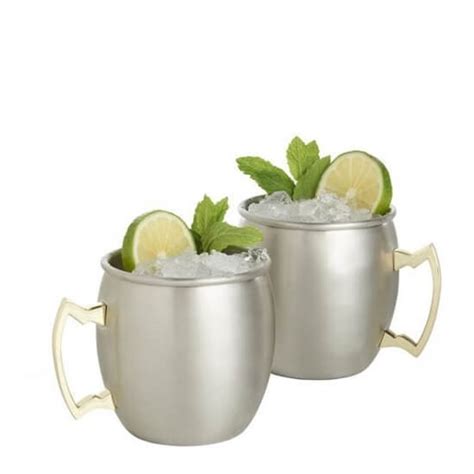 Stainless Steel Personalized Copper Moscow Mule Mugs With Handle