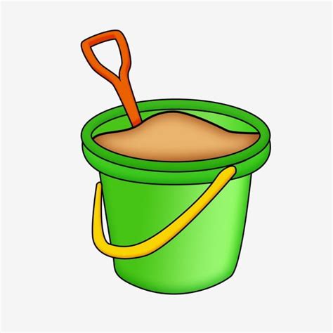 Beach Sand Bucket Cartoon Beach Midsummer Summer Summer Vacation Ice