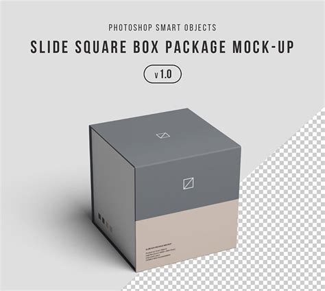 Download Slide Box Package Mockup | Box packaging, Box mockup, Mockup