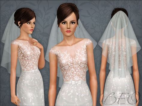 Beo Creations Accessories Sims 4 Wedding Dress Wedding Veil Sims 4