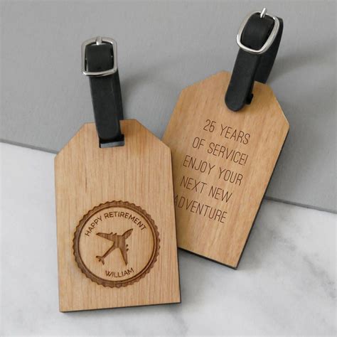 Personalised Retirement Luggage Tag By Joanna Emily In 2022