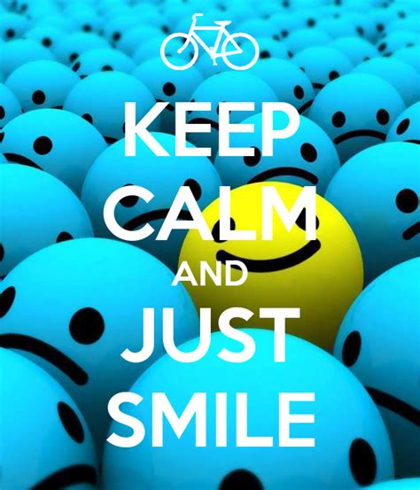 Keep Calm And Just Smile Poster Random Keep Calm O Matic