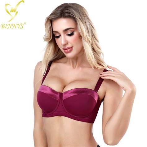 China Binnys High Quality Half Cup Plus Size Big Cup 46d Underwire
