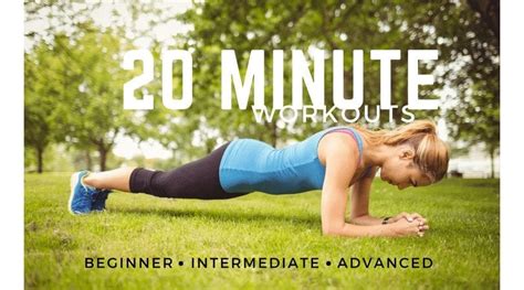 20 Minute Workouts You Can Do Anytime Anywhere › Cornerstone Health