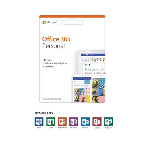 Microsoft Office 365 Personal 1 Year £55 Only With Purchase Of