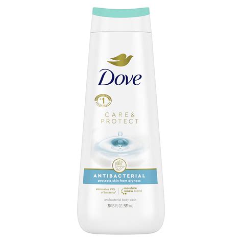 Dove Care And Protect Body Wash Antibacterial 20 Oz