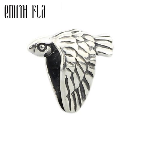 Emith Fla 100 925 Sterling Silver Falcon Charm Beads Fit Original