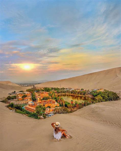 Huacachina Peru A Village Built Around An Oasis In The Desert Rpics