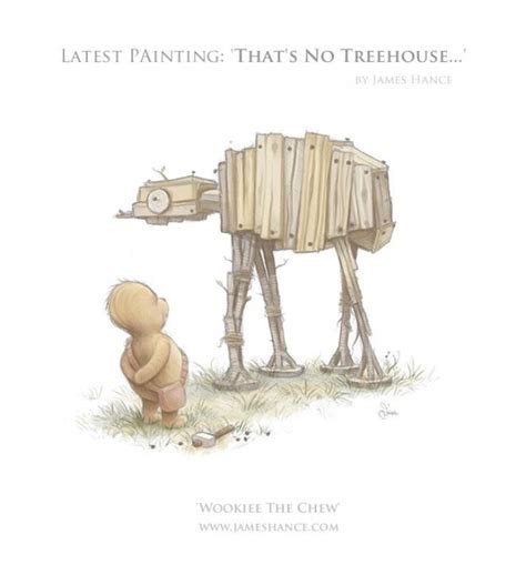 Wookie The Chew Adorable Star Wars And Winnie The Pooh Parody Art