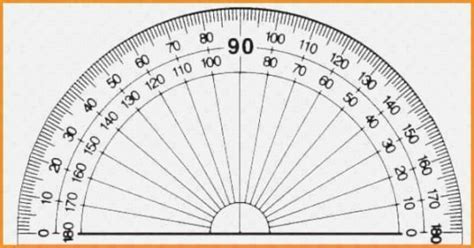 printable protractor protractor learning math