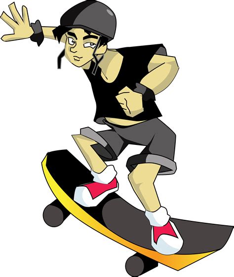 Skateboarder Clipart Free Download On Clipartmag