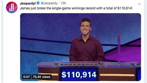 What Is One Freaking Lucky Guy Jeopardy Contestant Wins More Than 110000 In A Single Day