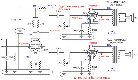 Stereo Tube Amplifier Schematic Craftslopte