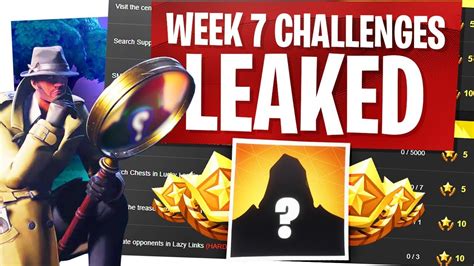 Fortnite Week 7 Challenges Leaked Secret Road Trip Skin Friday Youtube