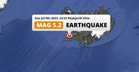 On Sunday Evening A Shallow M52 Earthquake Struck In The Greenland Sea