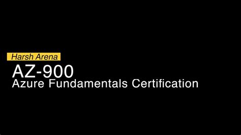 Az 900 Certification Video 1 Azure Fundamentals Introduction
