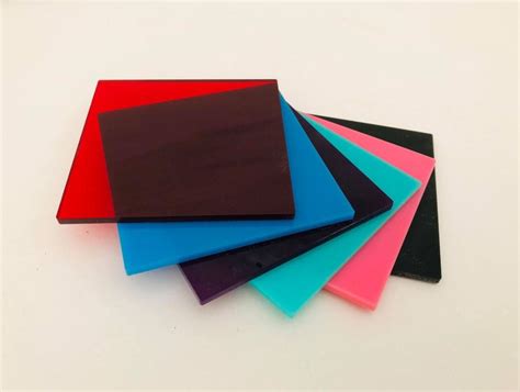 3 Pack Color Cast Acrylic Plexiglass Sheets 18 Thick 3mm Easy To Cut