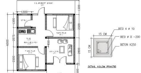 Cara Menentukan Ukuran Kolom Rumah 2 Lantai Sketchup 3d Software