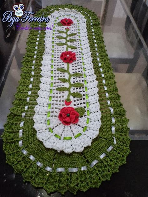 This file is owned by root:root, with mode 0o644. Bya Ferreira - Crochet Designer: Caminho de mesa Dual ...