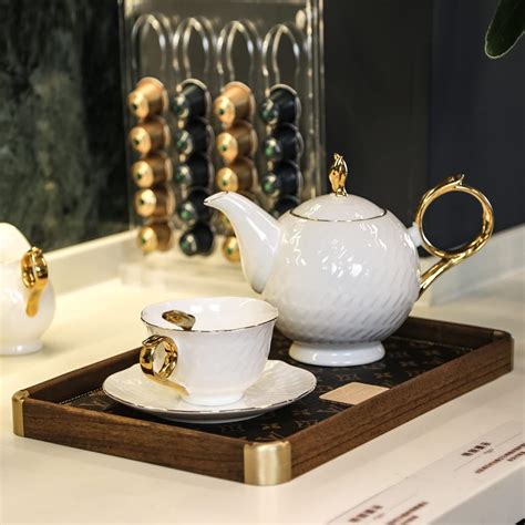 Buy ACMLIFE Bone China Tea Sets 21 Piece Porcelain Tea Service Set For