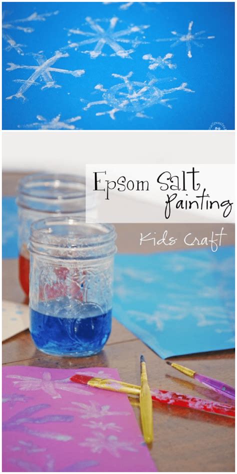 Epsom Salt Art Science Experiment Juggling Act Mama