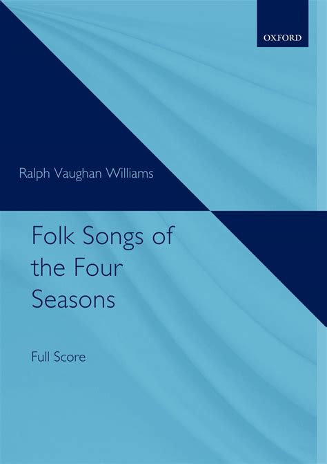 Vaughan Williams - Folk Songs of the Four Seasons (Full Score)
