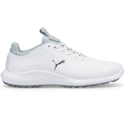 Puma Ignite Pro Golf Shoes 195031 Puma White Silver High Rise 01 And Function18 Restrictedgs