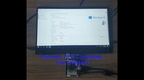 Windows 10 Iot Enterprise Demo Using Intel Upboard Youtube