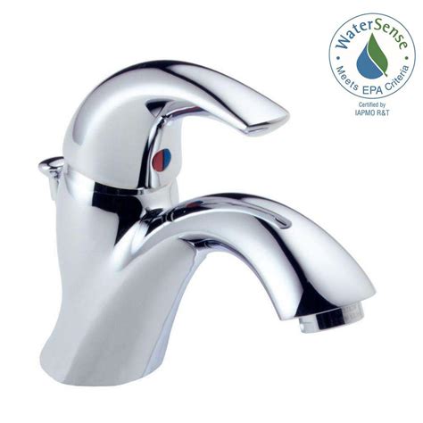 The home depot is a proud partner of epa's watersense program and since 2006 has helped conserve 2.7 trillion gallons of water through the promotion of water efficient products. Delta Classic Single Hole Single-Handle Bathroom Faucet in ...