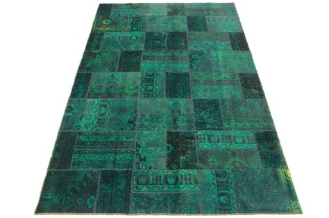 Teppich schwarz weiß ethno teppich teppich geometrisch wohnzimmer schwarz weiss. Patchwork Teppich Grün Türkis in 310x190cm (1001-1861 ...