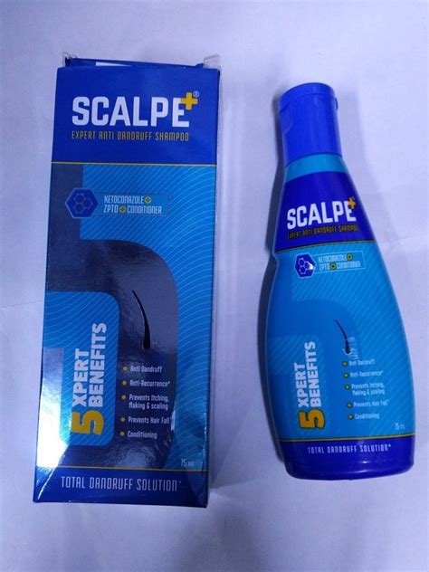 Scalpe Plus Anti Dandruff Shampoo Composition Ketoconazole Packaging