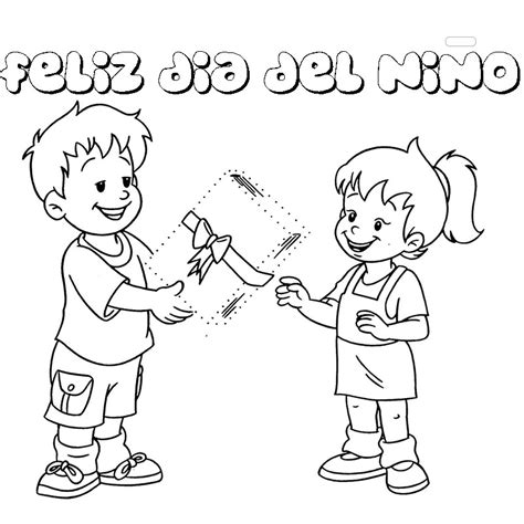 Dibujos Del Día Del Niño Para Colorear E Imprimir