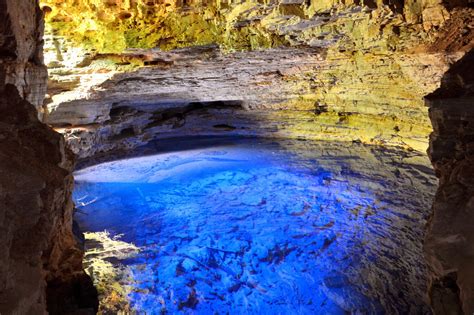 Exploring The Caves Of Chapada Diamantina National Park In Brazil