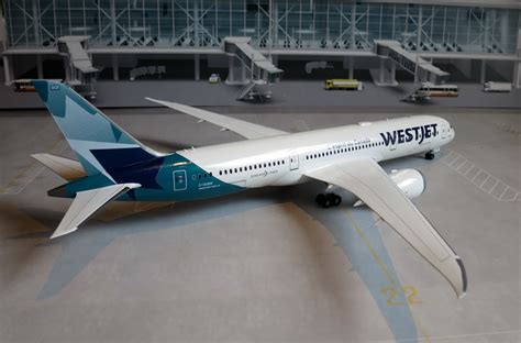 Westjet Boeing 787 9 New Livery With Digital Silk Zvezda 1144