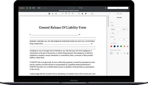 Free samples, examples & format templates. Free Release of Liability Form Template | Download ...