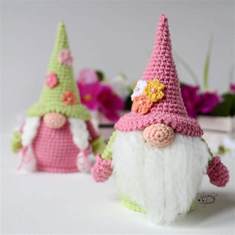 Gnomes Crochet Pattern Amigurumi Gnome Chef Gnome Crochet Etsy