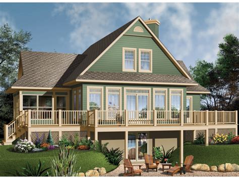 You likely already have some idea as to the kind of home you have in mind. Lake House Plans with Basement Lake House Plans with Rear ...