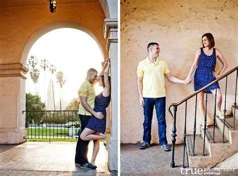 Late Afternoon Balboa Park Engagement Photo Shoot Aly And Chirstopher