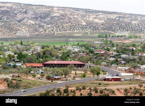 The Town Of Escalante Utah Stock Photo Alamy