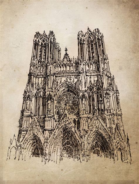 Cathedral Of Reims By Pingpong83 On Deviantart
