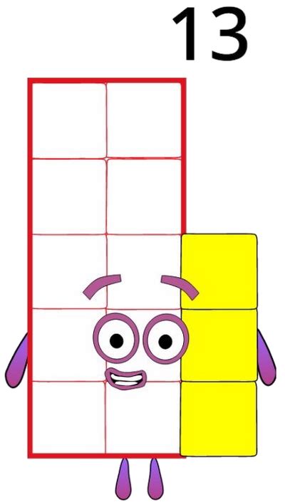 Numberblocks Thirteen 2d By Alexiscurry On Deviantart