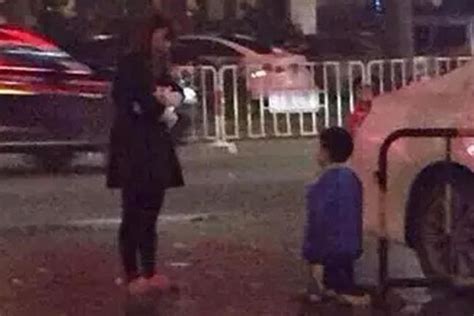 Angry Mum Forced Son To Kneel Down Naked In Freezing Street In Tough