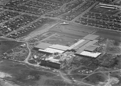 Aerial View Of Northland Shopping Centre Nearing Completion Circa 1965